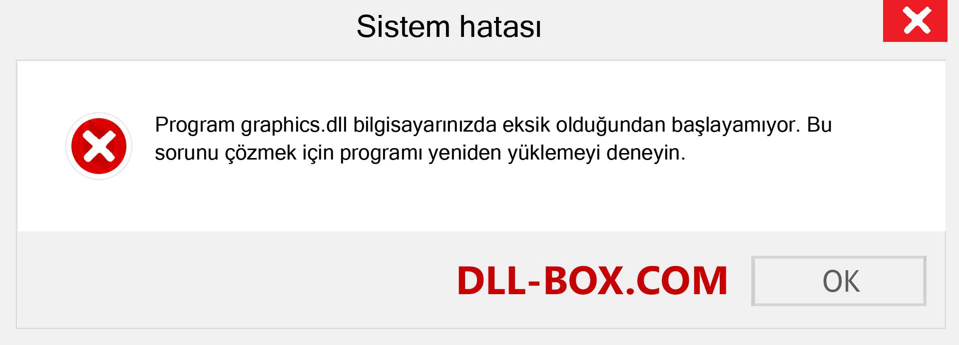 graphics.dll dosyası eksik mi? Windows 7, 8, 10 için İndirin - Windows'ta graphics dll Eksik Hatasını Düzeltin, fotoğraflar, resimler